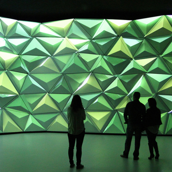 headquarters orona showroom videomapping